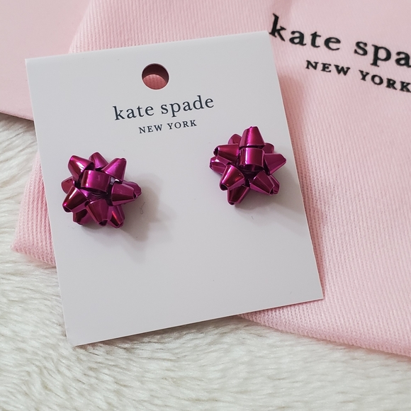 Kate Spade Ribbon Earrings - Picture 5 of 5